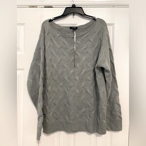 NWT Textured Gray Sweater XXL